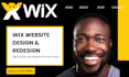 create wix website development, build wix website design