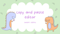 do  copy and paste