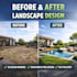 design modern 3d landscape, backyard or front yard design