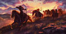 draw fantasy landscape or enviroment art