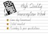 transcribe all your stuff quickly and accurately