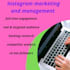 run instagram ads and managment