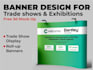 do trade show booth backdrop design 10x10