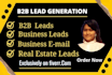 b2b lead generation, email list and b2b
