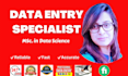 provide expert data entry solutions