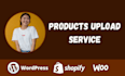 add, insert, and product upload  in woocommerce