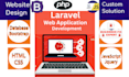 develop pro dynamic PHP laravel web application and PHP websites
