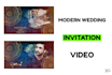 design cinematic wedding invitation video