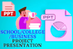design ppt powerpoint presentation for any project