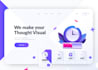 design modern website graphics and landing page illustration