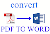 type the scanned documents, pdfs to word
