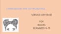 do converting PDF to word file