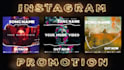 create a awesome music video promo video for instagram