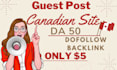 guest post on canadian website high da dofollow backlink