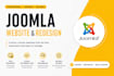 develop joomla website or template and redesign website