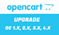 upgrade opencart store to latest version