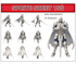 create anime style art character sprite sheet for your game