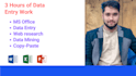 do data entry on ms office