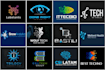 creative tech technology startup security unique logo design