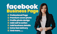 do facebook business page setup , fan page create , banner , and cover design
