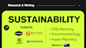 write environmental engineering, esg, and sustainability reports