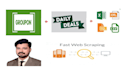 scrape groupon deals with email
