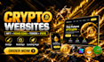 design crypto, nft, token, meme coin, pepe wordpress website