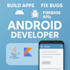 develop custom android apps using java or kotlin