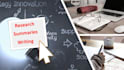 help you write your research and summary