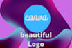 create an outclass and outstanding canva logo design