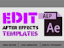 edit any after effects template video hive