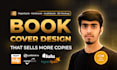 do KDP print book cover design and kindle ebook cover design