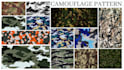 create unique seamless camouflage pattern design