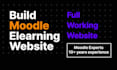 build a moodle elearning website