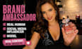 be your brand ambassador, real human social media influencer and model