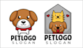 do stunning dog, pet, cat, or animal logo