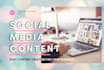 create social media content