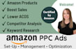 set up and optimize your amazon fba PPC campaigns