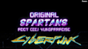 do transparent glitch glow cyberpunk logo or text animation