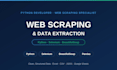 do professional web scraping and data extraction