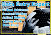 do a fast typing job, retype scanned documents, your typist