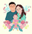 draw cute self portrait, couple, or idol
