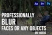 blur faces or any objects smoothly on videos