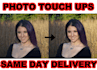 do a complete photo touch up