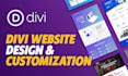 do wordpress divi website design and customization as divi expert