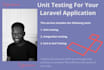 write feature and unit tests for your laravel application
