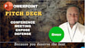 design a pitch deck powerpoint presentation