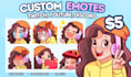 do custom and cute character emotes