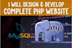 create professional website use laravel, php and mysql