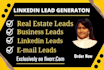 linkedin leads and b2b leads by web research